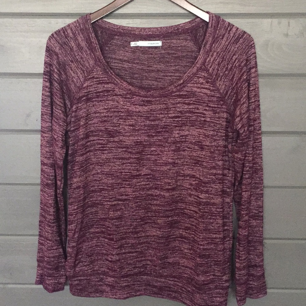 Maurices purple sweater